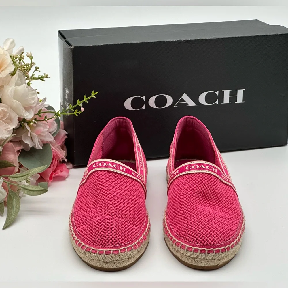 Coach Mesh Espadrille Size 5.5
